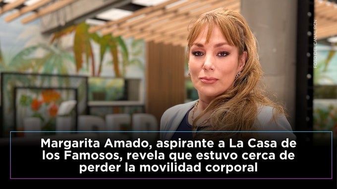 Margarita Amado revela que estuvo cerca de perder la movilidad corporal