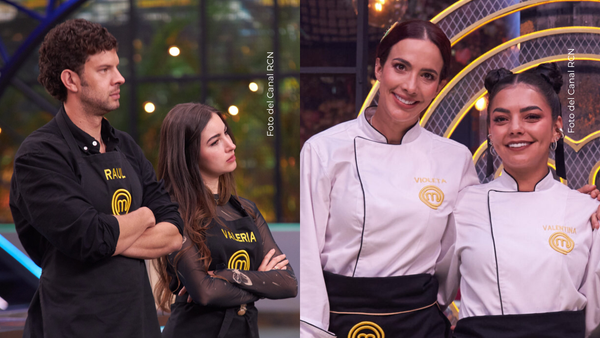 Así reaccionaron Raul y Valeria tras Valentina Taguado perder ante Violeta Bergonzi en MasterChef