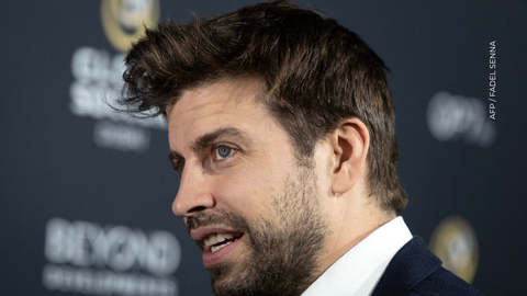 Gerard Piqué llega a la ceremonia de los Globe Soccer Awards en Dubái.