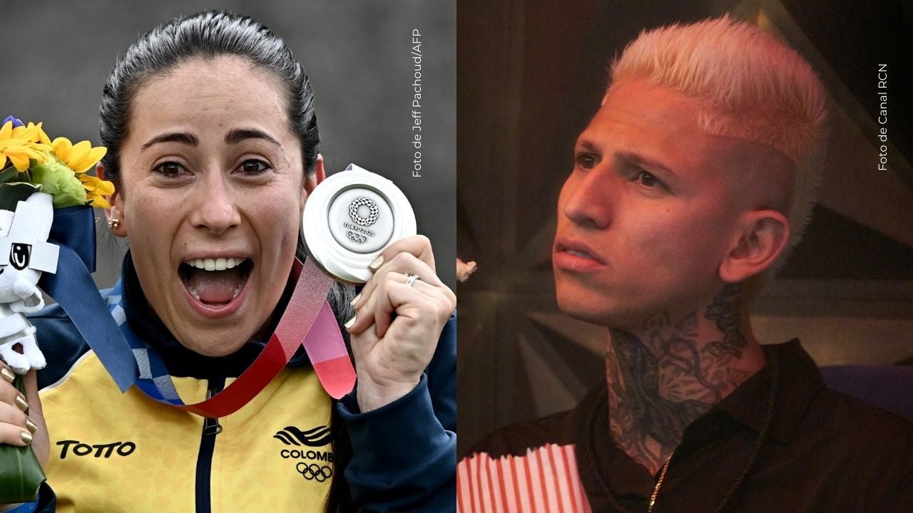 La Liendra se encontró con Mariana Pajón. 