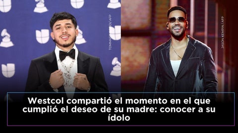 Westcol compartió el momento en el que cumplió el deseo de su madre