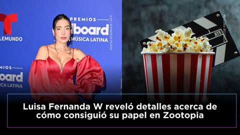Luisa Fernanda W consiguió su papel en Zootopía 2