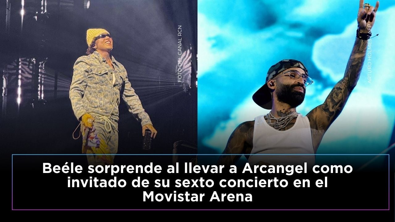 Beéle vivió una noche histórica en Bogotá con Arcángel