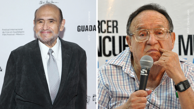 Edgar Vivar asiste a la ceremonia de apertura del 11º Festival Anual de Cine de Guadalajara - Roberto Gómez Bolaños, alias "Chespirito", gesticula durante el "Tercer Encuentro Mundial de Valores" en Monterrey, Nuevo León.