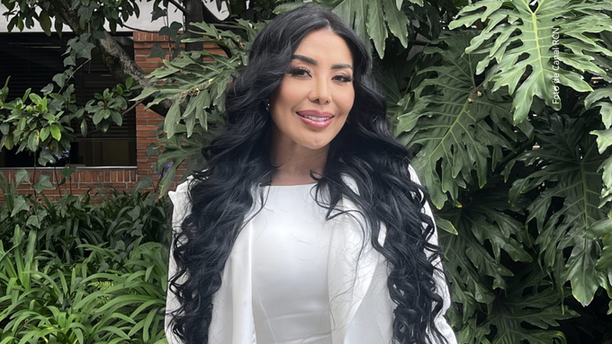 Marcela Reyes durante entrevista en el Canal RCN.