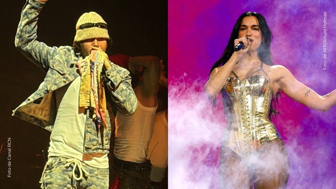 Beéle sorprende tras ser confundido con Dua Lipa en pleno evento en Bogotá