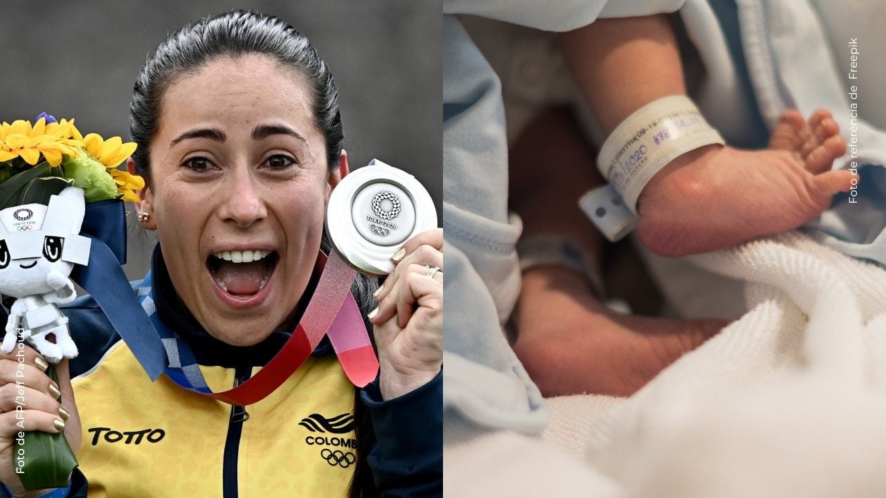 Mariana Pajón presentó a su bebé y sorprendió al mostrar su rostro sin filtros