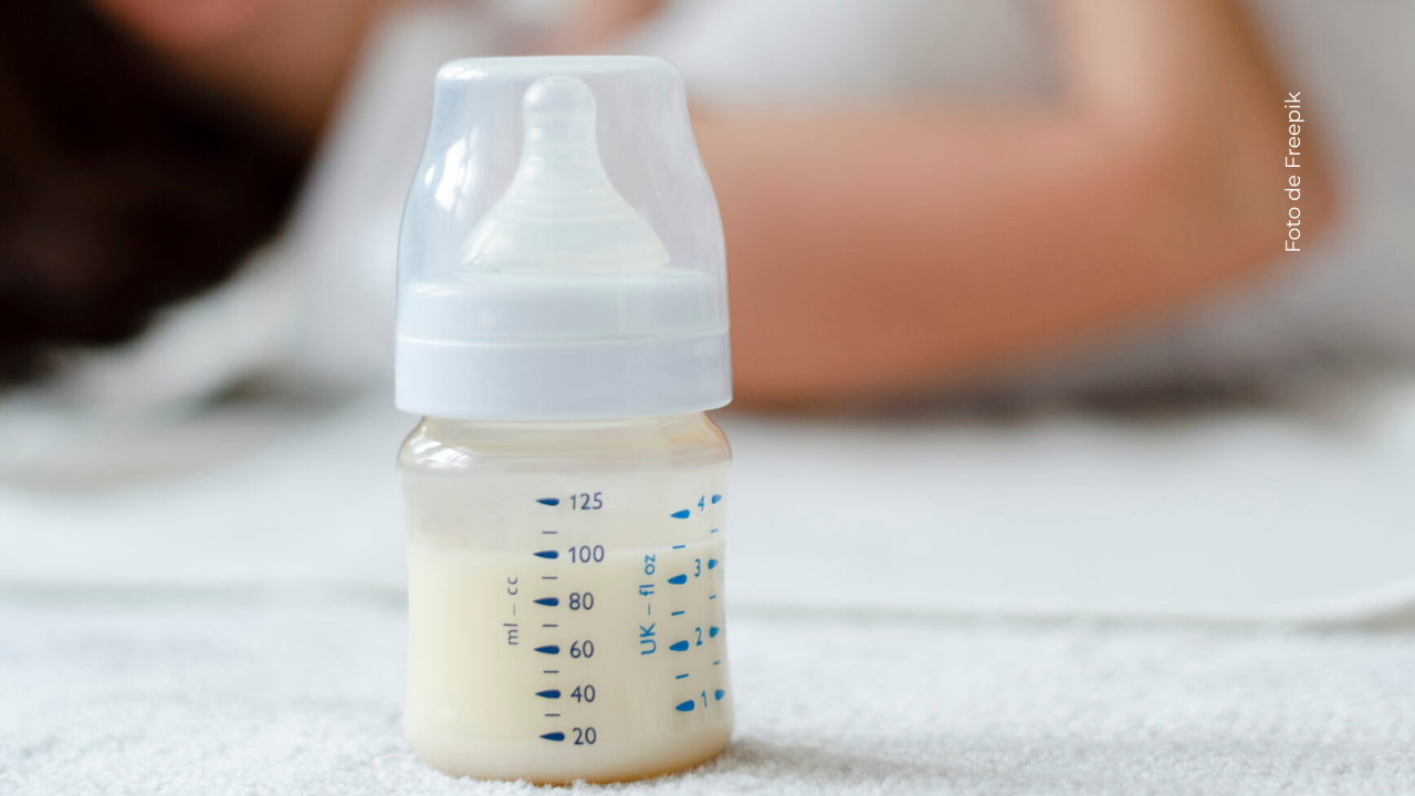 Imagen de un tetero de un bebé.