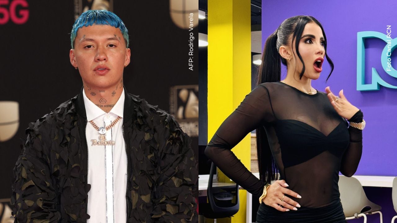 Novia de Blessd causa revuelo al imitar a Karina García