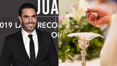 Hijo de Carolina Cruz y Lincoln Palomeque hizo la primera comunión