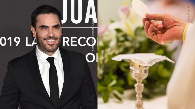 Hijo de Carolina Cruz y Lincoln Palomeque hizo la primera comunión