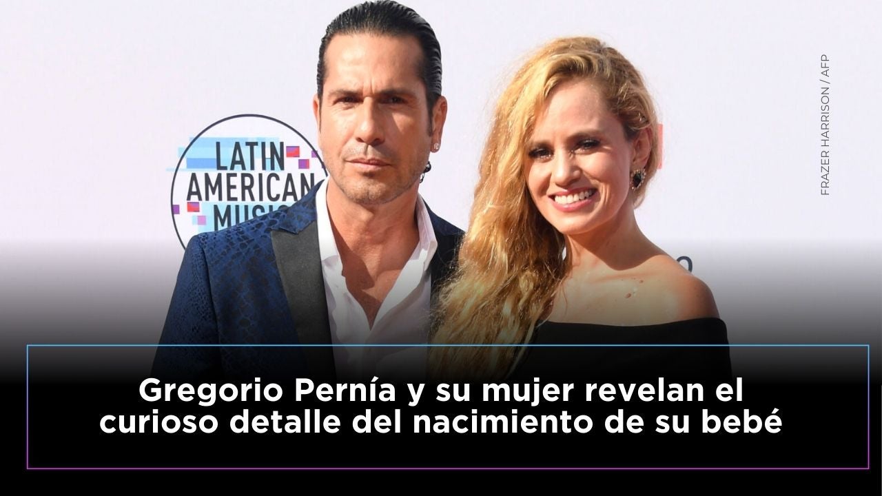 Gregorio Pernía y su mujer revelan el extraño detalle del nacimiento de su bebé