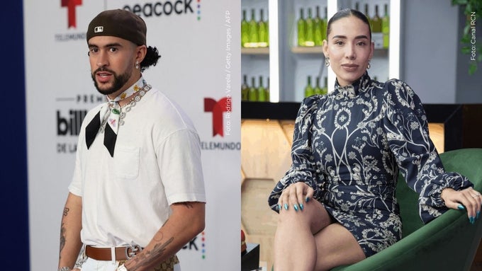 Las llamativas fotografías de Bad Bunny en falda, así reaccionó Luisa Fernanda W