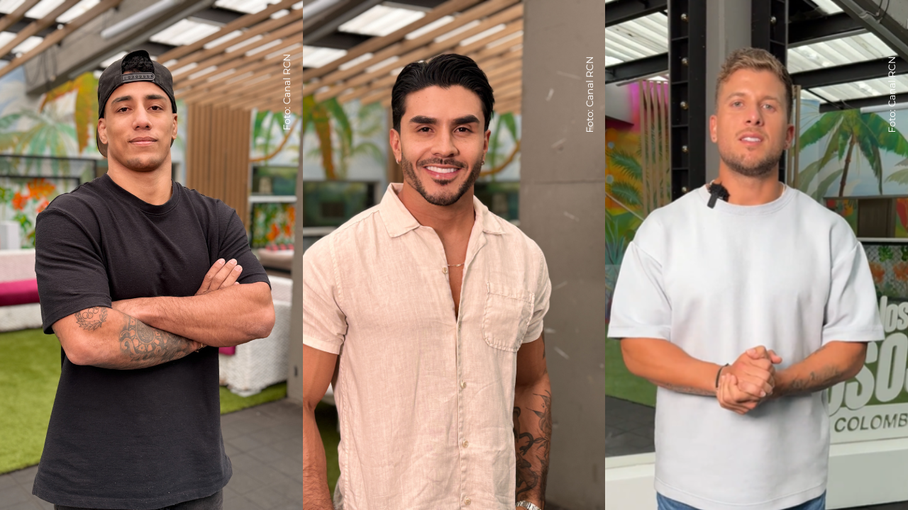 Ellos son Alexis Cuero, Santiago Ríos y Duvan Niño aspirantes a La casa de los famosos Colombia 2026