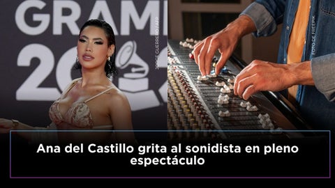 Ana del Castillo grita y lanza fuerte advertencia al sonidista de su show