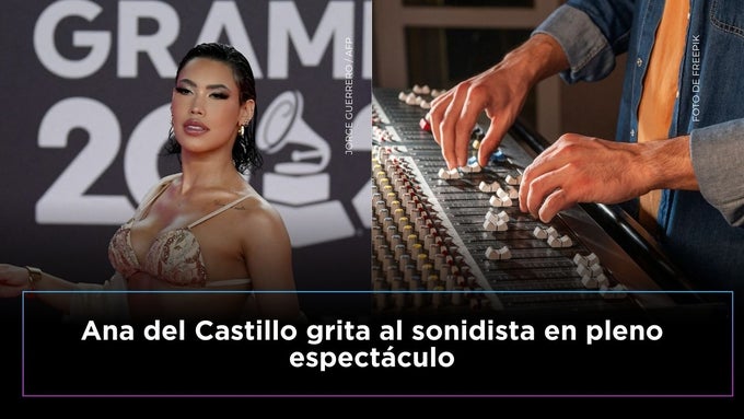 Ana del Castillo grita y lanza fuerte advertencia al sonidista de su show