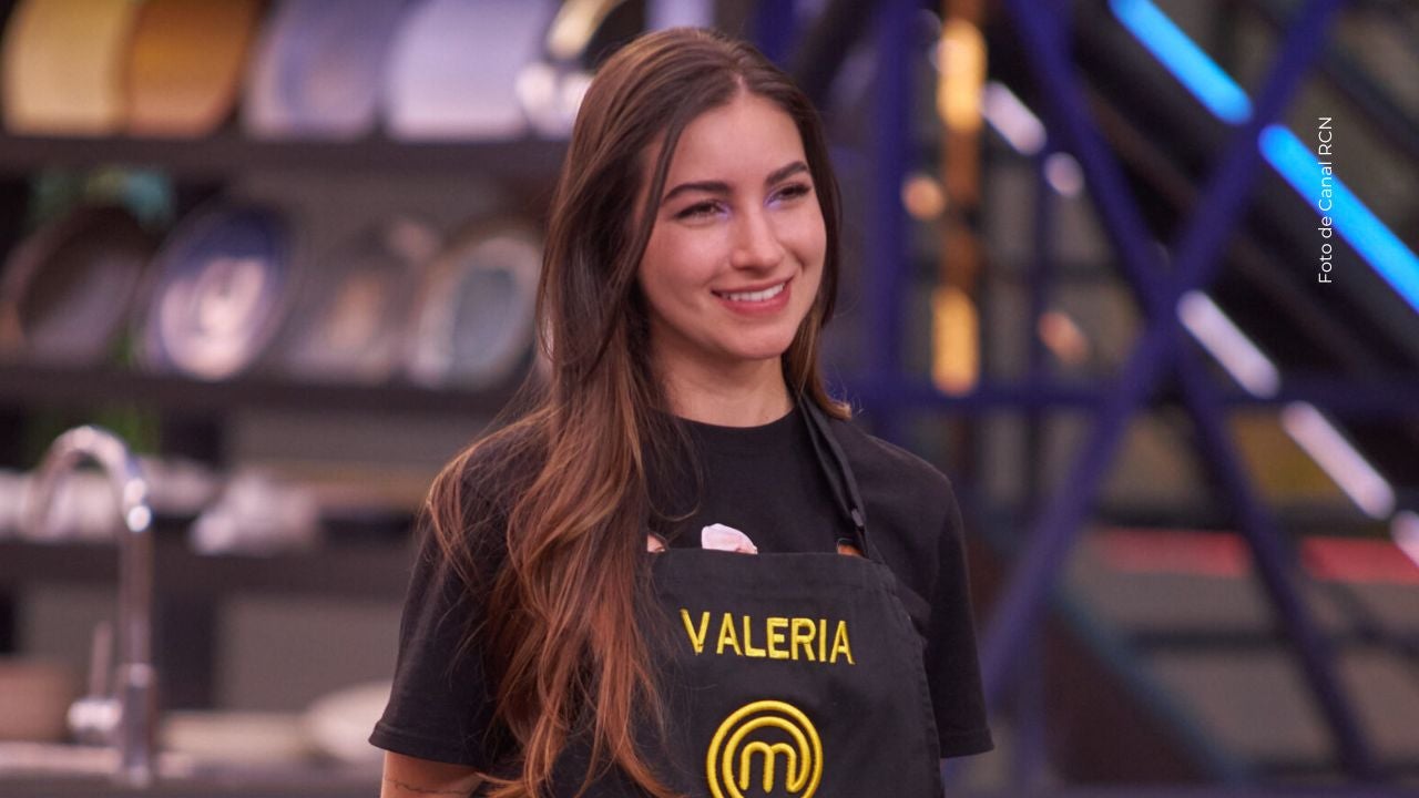 Valeria Aguilar fue participante de MasterChef Celebrity 10 años. 