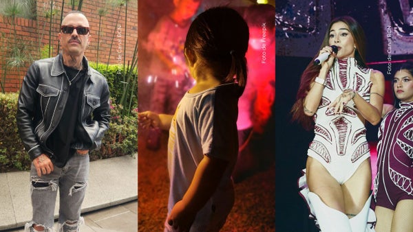 Hijo de Mike Bahía y Greeicy disfruta del concierto de sus padres y enternece a miles de fans