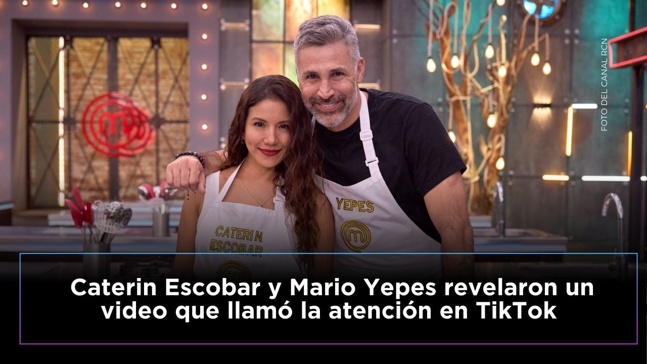 Caterin Escobar y Mario Yepes sorprenden en TikTok
