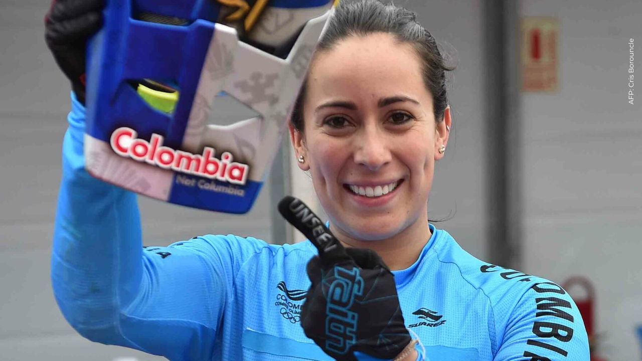 Sale a la luz foto del rostro del hijo de Mariana Pajón y Vicent Pelluard: así luce a días de nacido