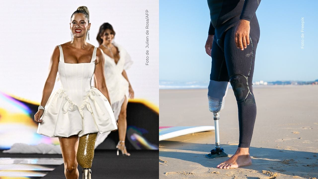 Daniela Álvarez celebra el Día Mundial de la Discapacidad jugando fútbol.