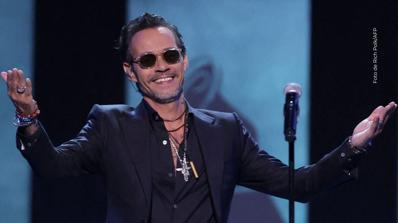 Marc Anthony canta en el Rockefeller Center.