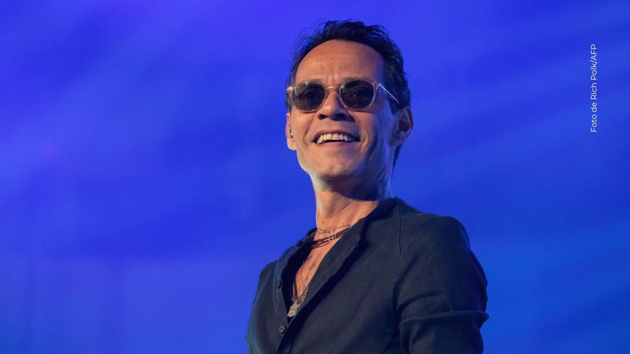 Marc Anthony estuvo acompañado de su esposa.