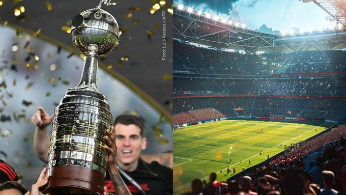 Pol Deportes sorprende narrando desde un cerro la Final de la Copa Libertadores