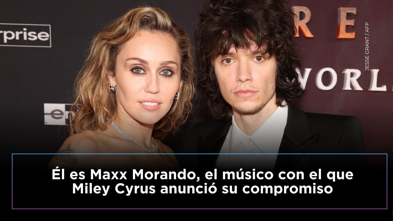 Él es Maxx Morando, pareja de Miley Cyrus