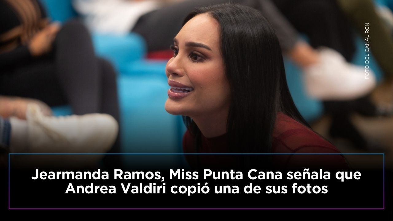Miss Punta Cana aseguró que Andrea Valdiri copió una de sus fotos