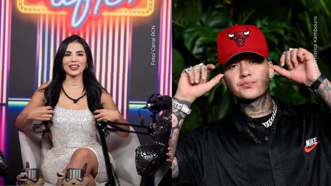 Karina García generó reacciones al compartir el video de la nvoia de Blessd