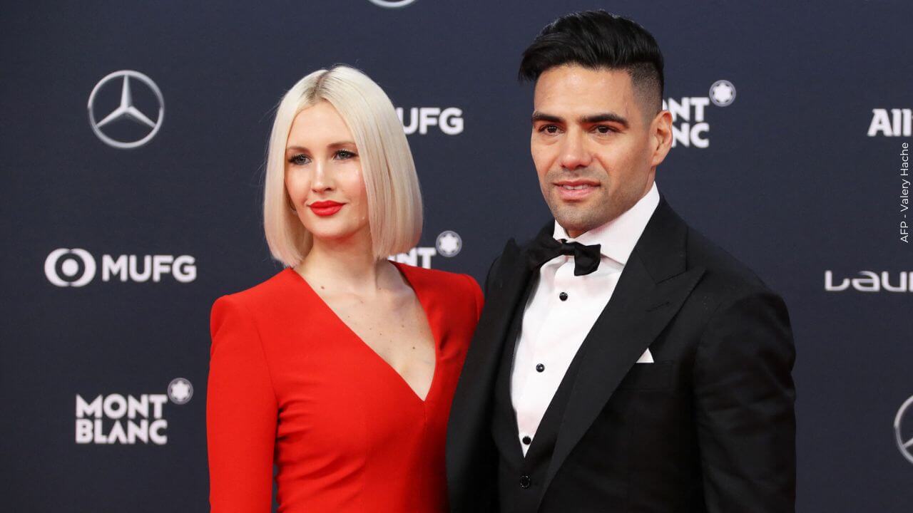 Lorelei y Falcao asitieron juntos a la ceremonia del sorteo del Mundial 2026.