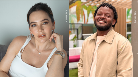 Lina tejeiro apoyando a maiker