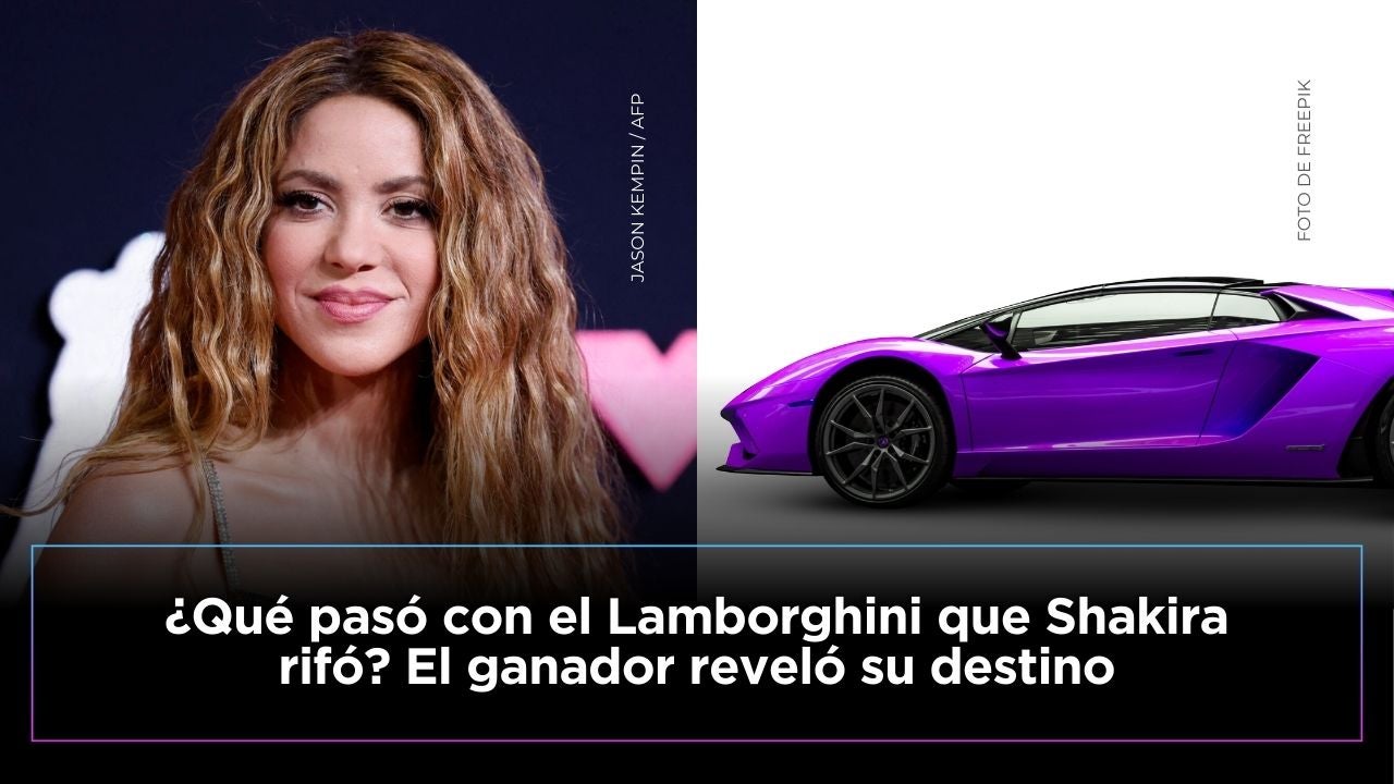 Shakira regaló su Lamborghini