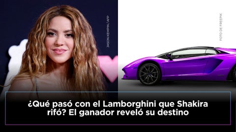 Shakira regaló su Lamborghini