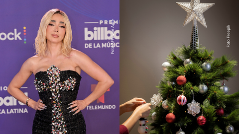 Manelyk encendió la Navidad en su casa y, aunque le llovieron críticas por la tardanza, su decoración terminó enamorando a todas.