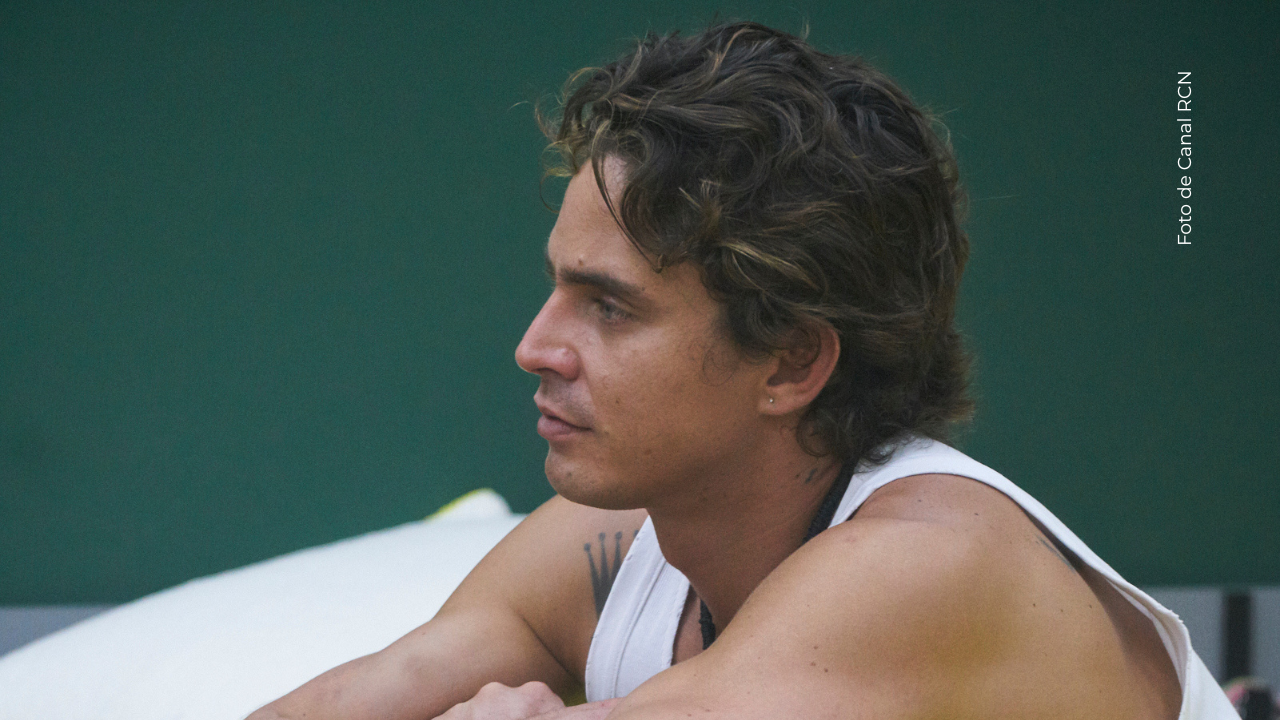 Sebastián Arias en La casa de los famosos Colombia.
