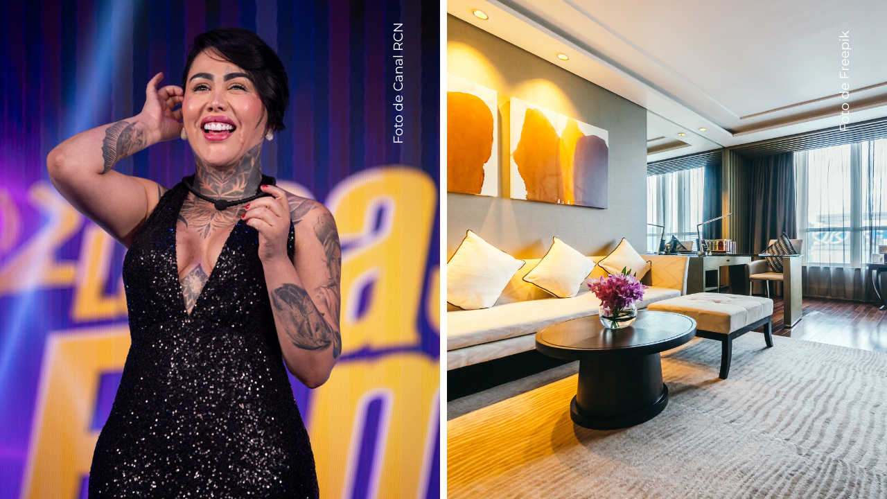 Yina Calderón en La casa de los famosos Colombia 2025 - Vivienda lujosa.