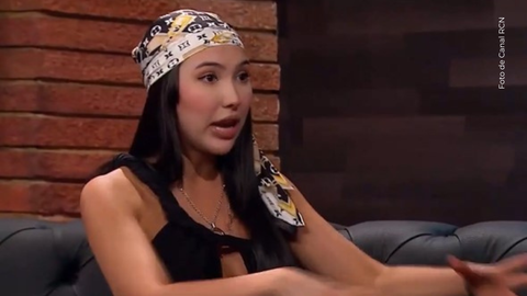 Aida Victoria en una entrevista para Yo José Gabriel.