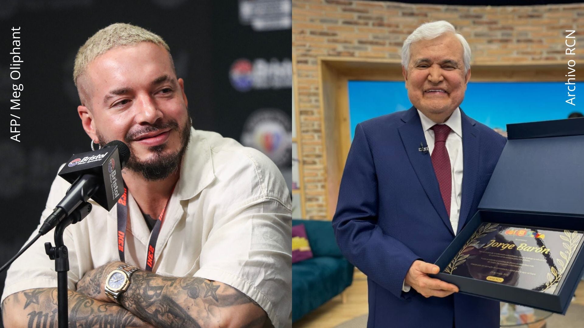 Balvin conmovió al rendirle un sentido homenaje a Jorge Barón, quien fue una de las primeras personas en abrirle las puertas cuando apenas comenzaba su carrera