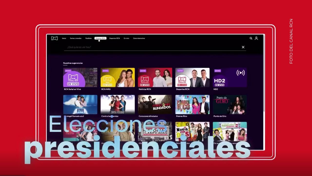 ¿Qué contenido tiene protagonismo en el Canal RCN?