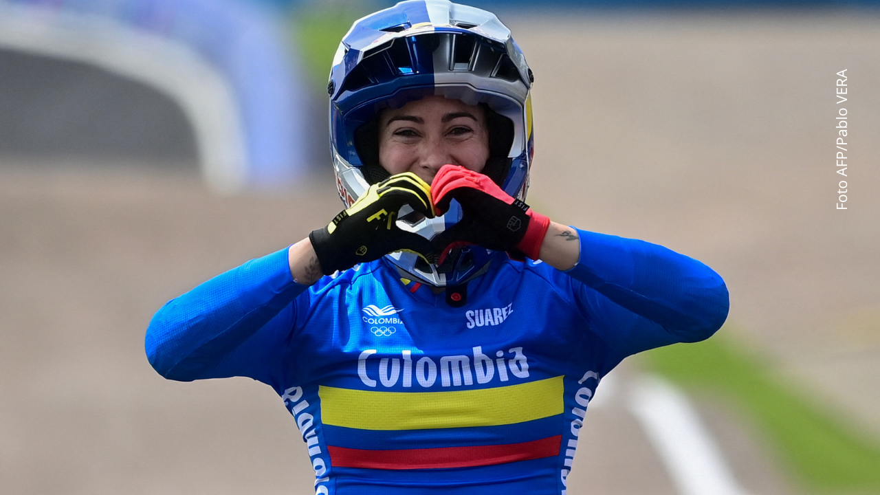 Mariana Pajón compartió uno de los momentos más especiales de su maternidad.