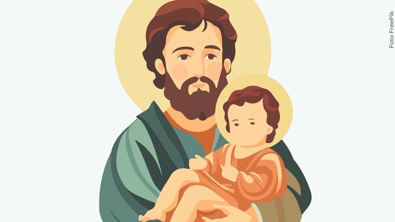 San José con el niño Jesús