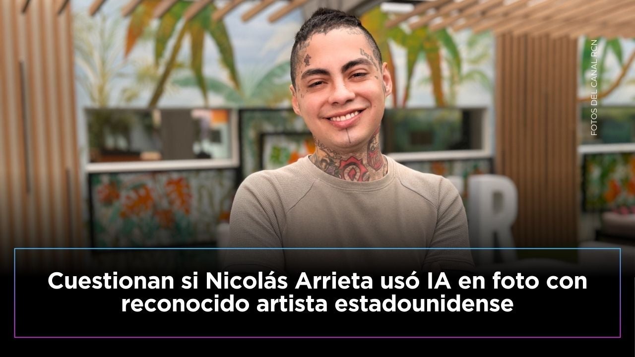 ¿Nicolás Arrieta usó IA para crear una foto junto a reconocido artista?