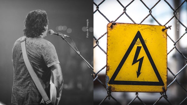 EN VIDEO: Reconocido cantante sufrió quemaduras de primer grado tras electrocutarse en VIVO