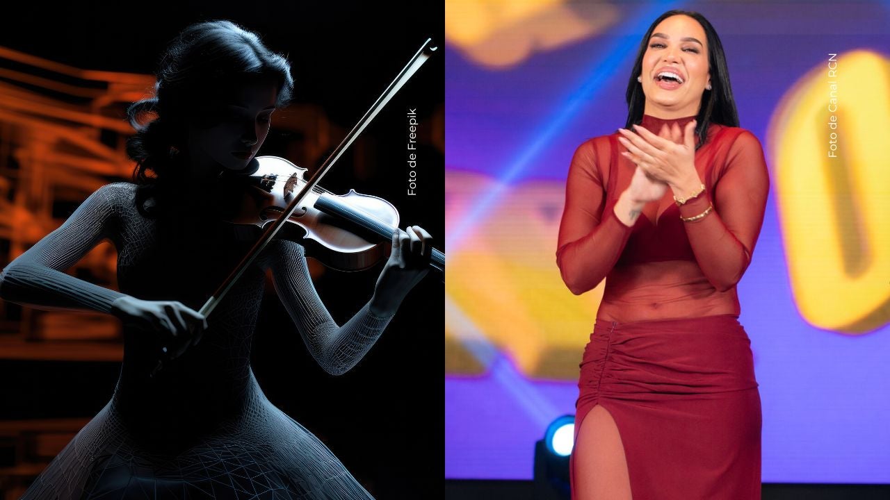Isabella Valdiri deslumbra tocando el violín.