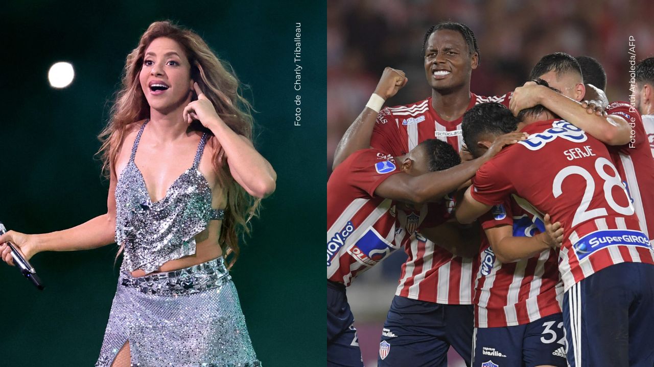 Shakira emociona al celebrar el título del Junior.