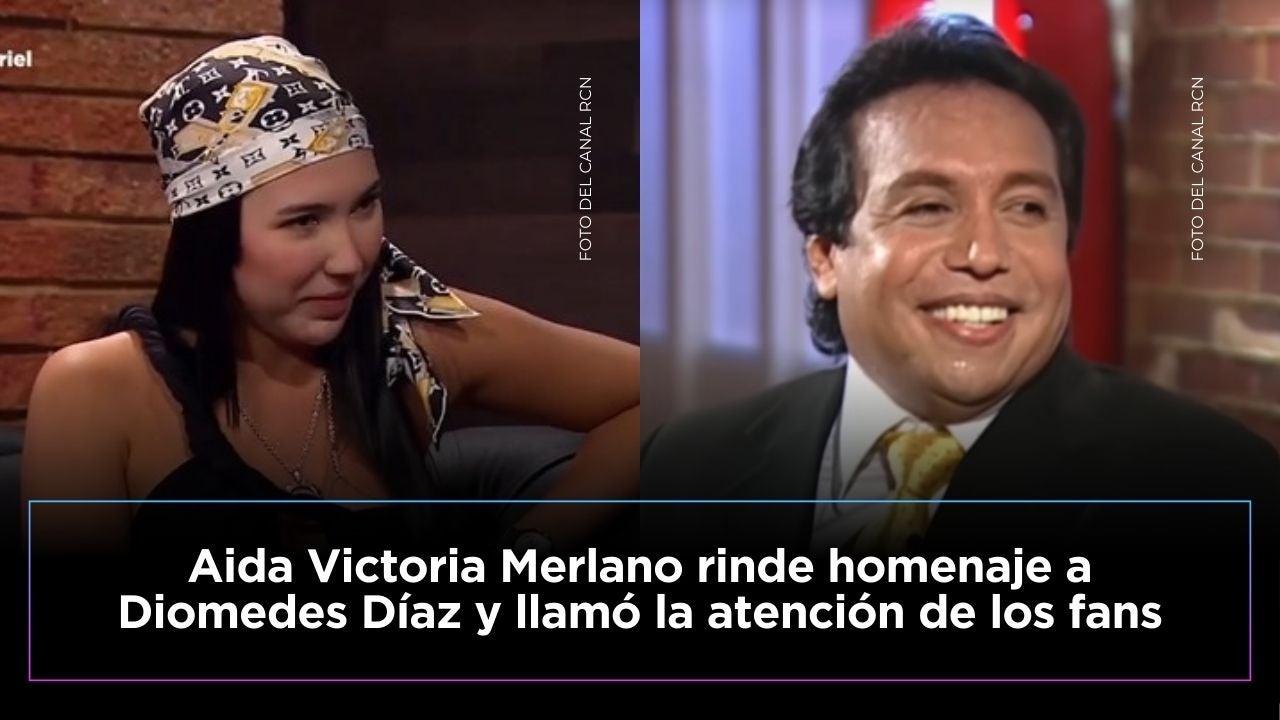 Aida Victoria Merlano publicó un video rindiendo homenaje a Diomedes Díaz