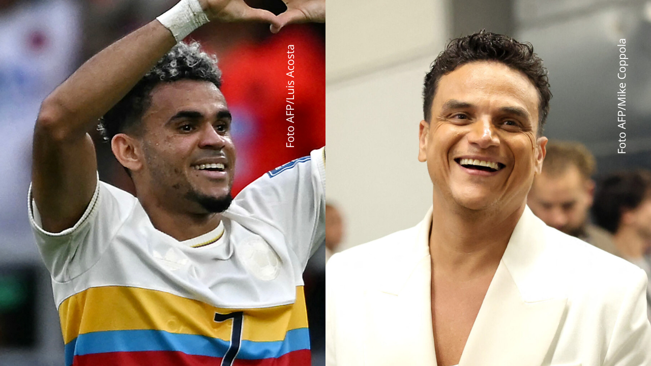 Silvestre Dangond compartió un mensaje junto al futbolista Luis Díaz.