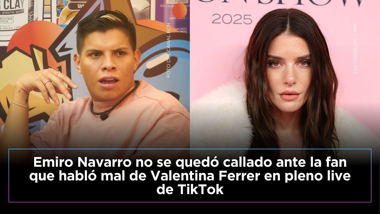 Fan confronta a Valentina Ferrer durante un live